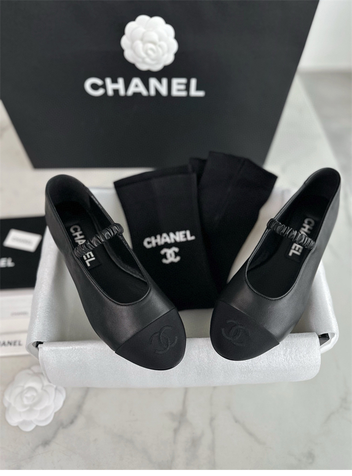 샤넬 24c 메리제인 플랫슈즈