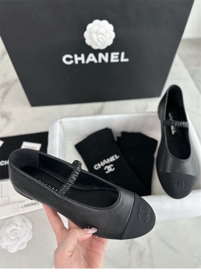 샤넬 24c 메리제인 플랫슈즈
