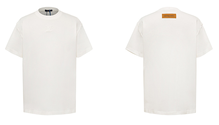 루이비통 엠보스드 LV 반팔 티셔츠