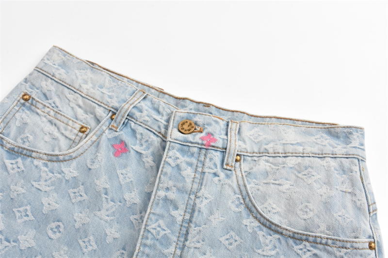 루이비통 x 타일러 더 크리에이터 모노그램 데님 팬츠