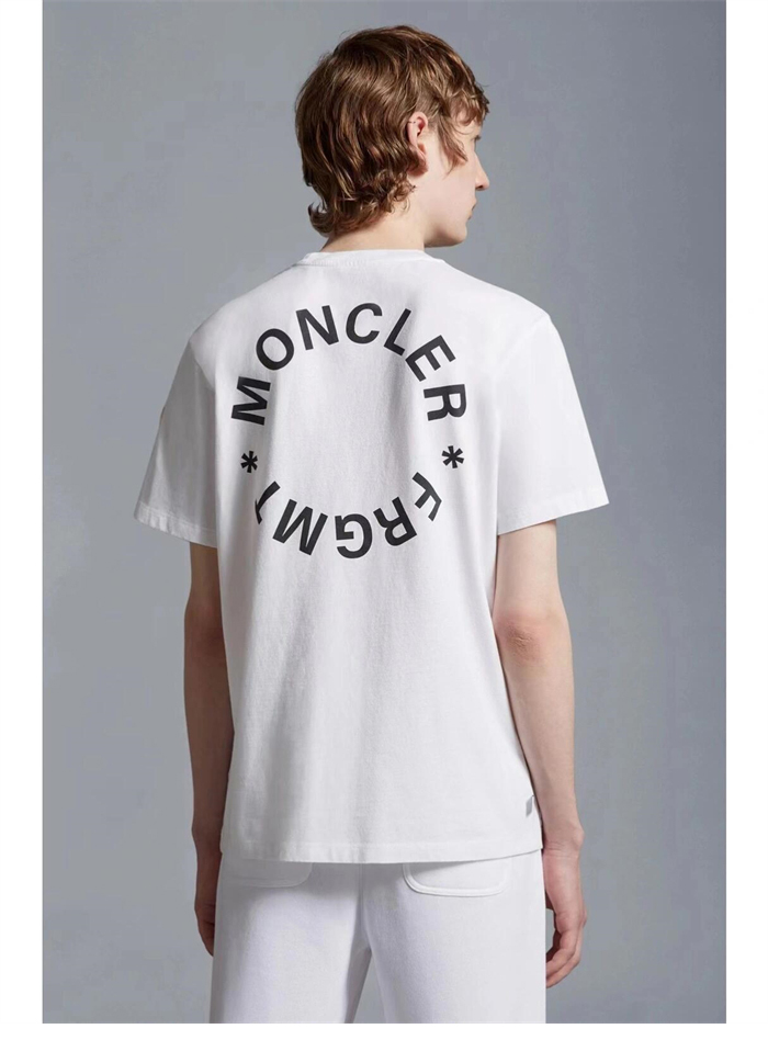 몽클레어 x FRGMT 로고 모티프 반팔 티셔츠