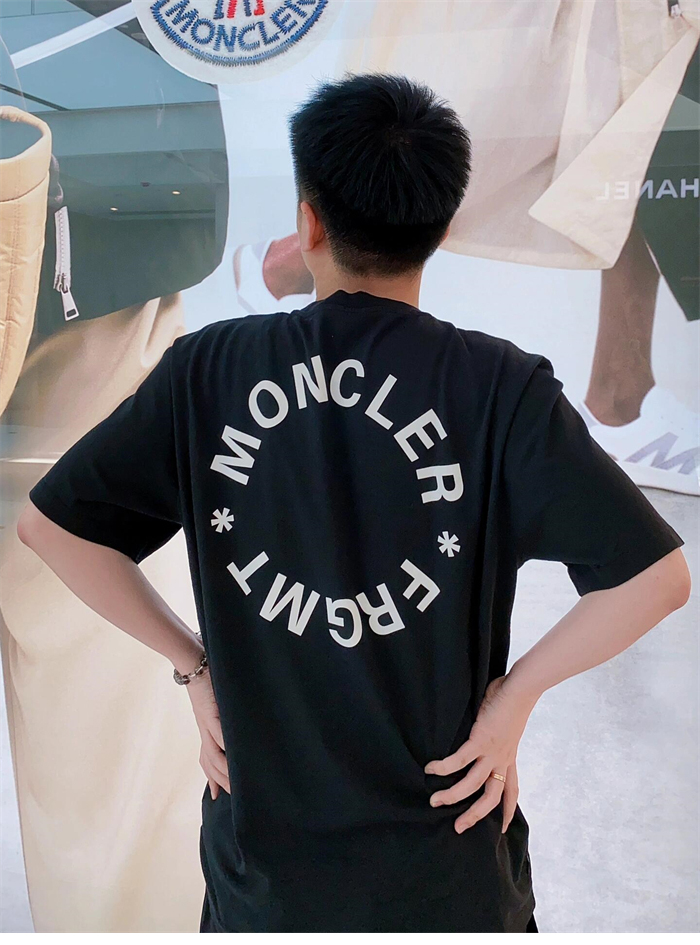 몽클레어 x FRGMT 로고 모티프 반팔 티셔츠