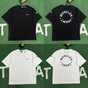 몽클레어 x FRGMT 로고 모티프 반팔 티셔츠