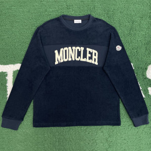 몽클레어 자수 로고 스웨트셔츠