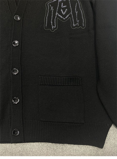 루이비통 메리노 울 자수 가디건 1AFAON