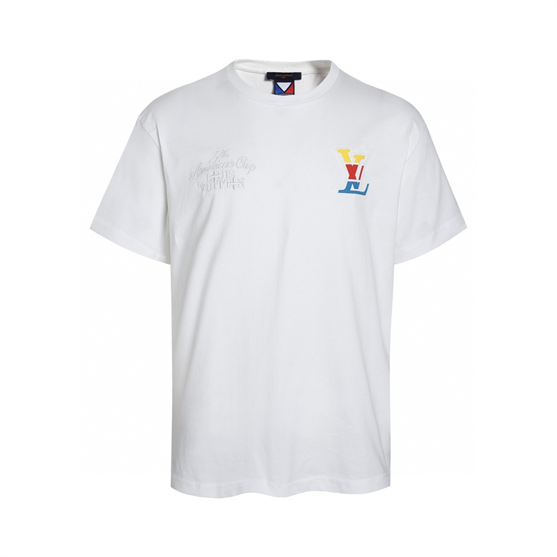 루이비통 아메리카 컵 그래픽 LV 반팔 티셔츠