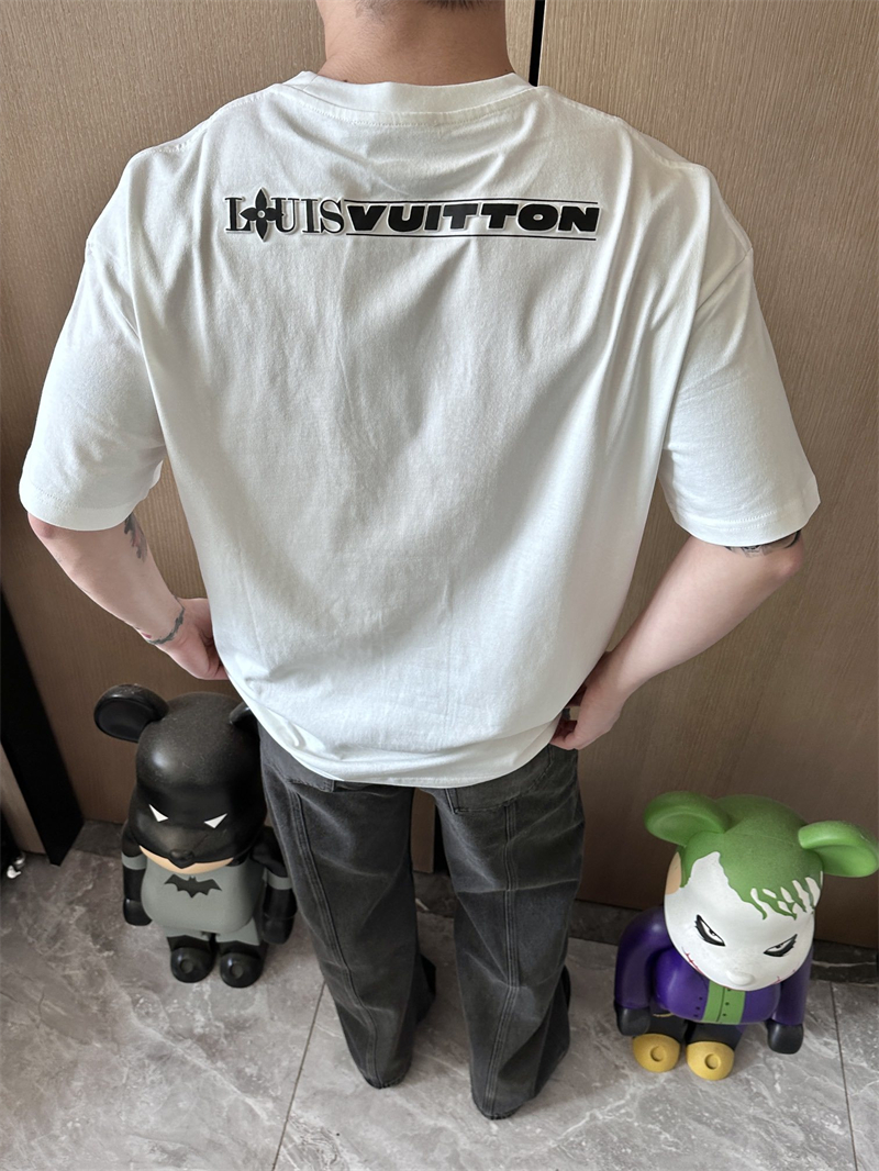 루이비통 아메리카 컵 그래픽 LV 반팔 티셔츠