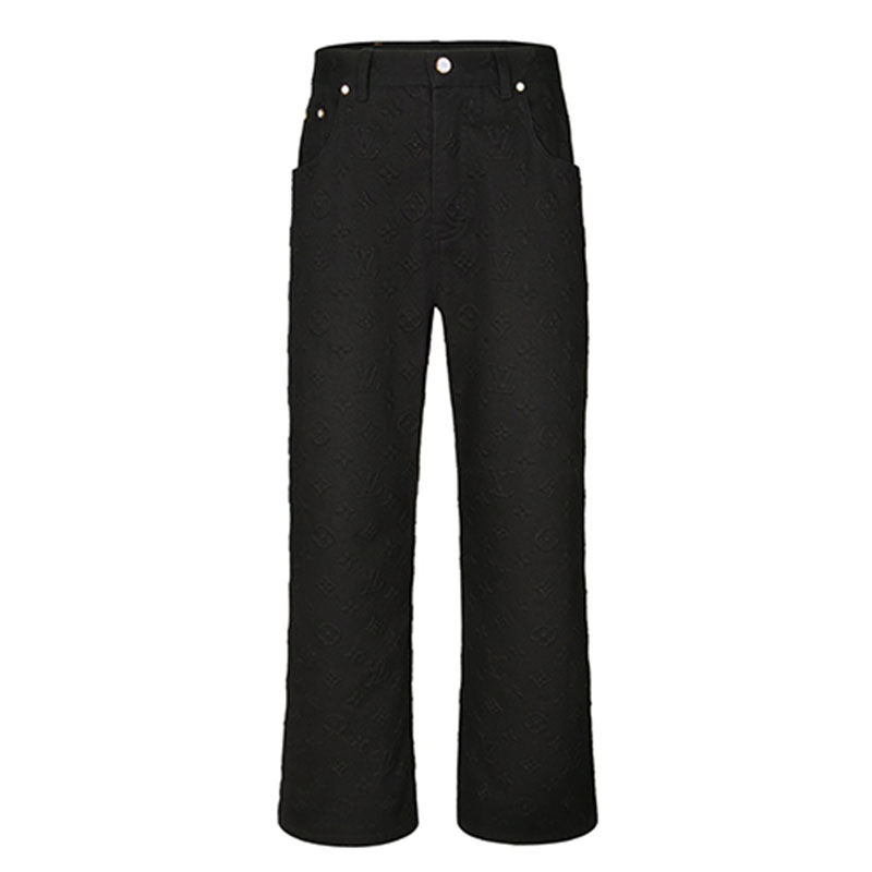 루이비통 25SS 엠보싱 데님 팬츠