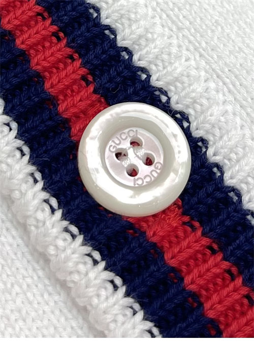 구찌 eb 로고 엠브로이디드 가디건