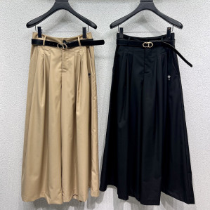 디올 비 와이드 벨트 9부 스커트
