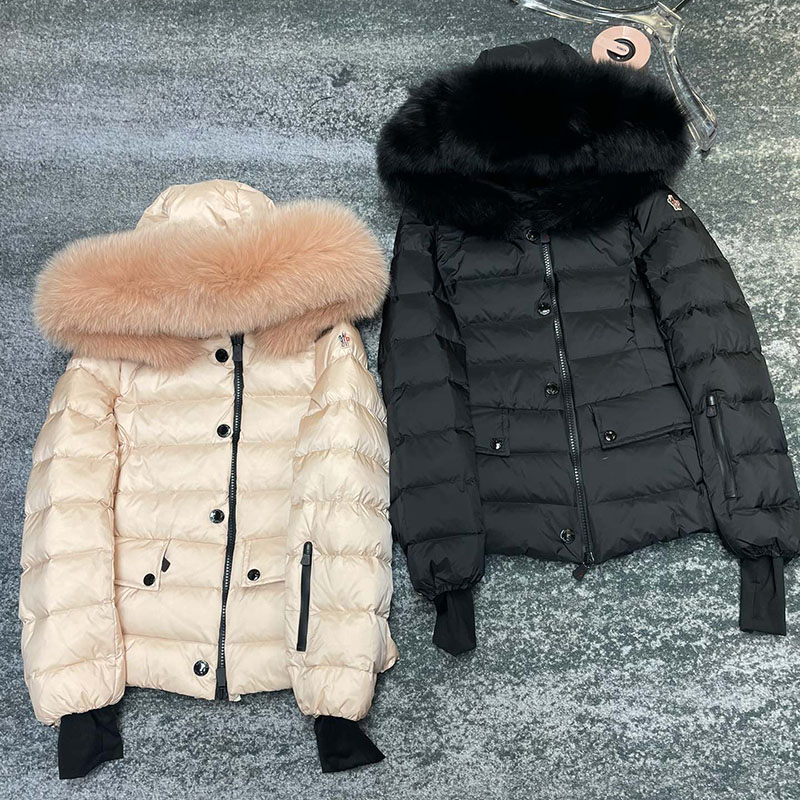 몽클레어 그레노블 아모니크 Armonique 폭스퍼 패딩