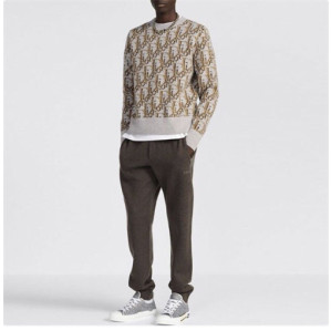 디올 오블리크 버진 울 자카드 스웨터 2컬러