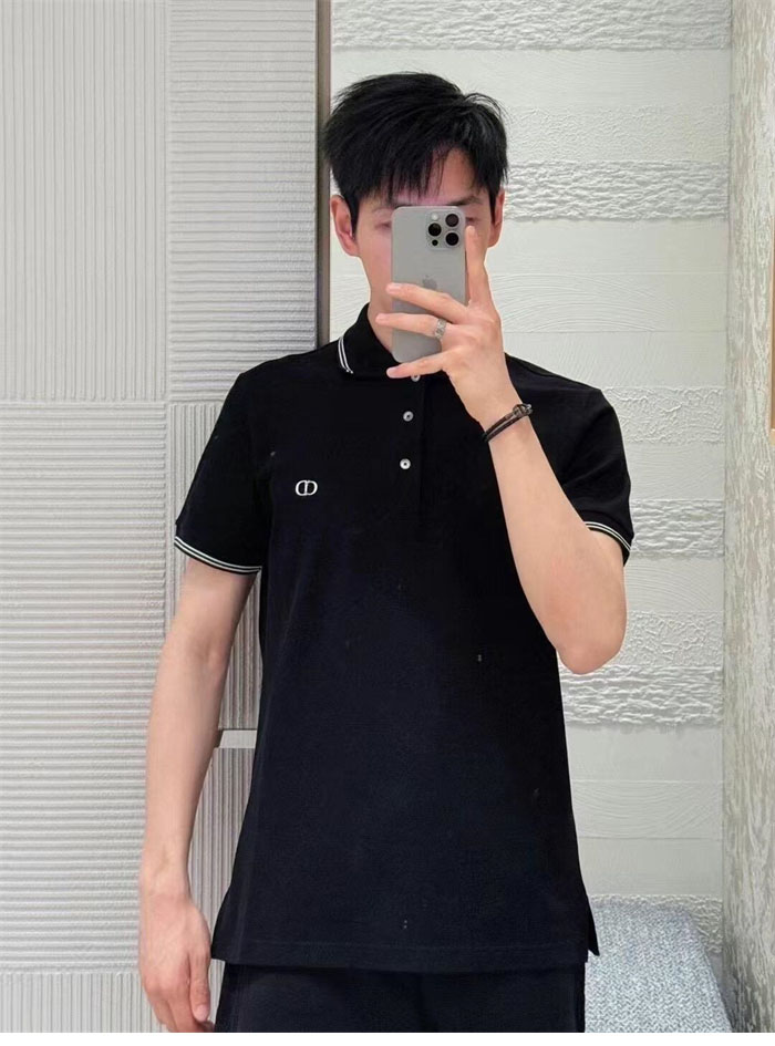 디올 CD Icon 폴로 셔츠