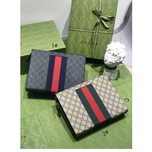 구찌 GG 수프림 웹 클러치백