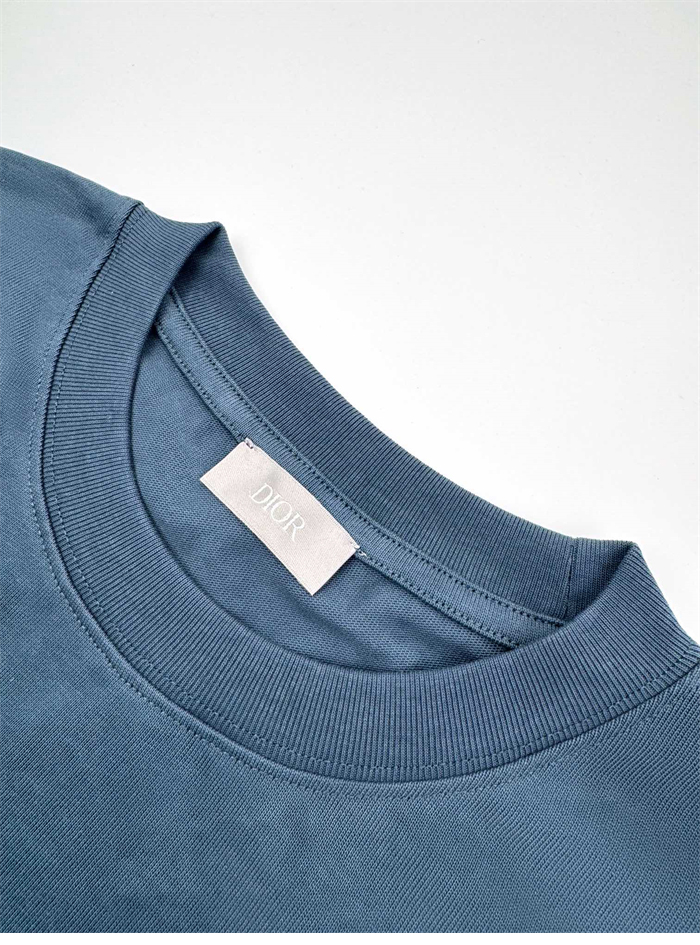 디올 Charm 코튼 반팔 티셔츠