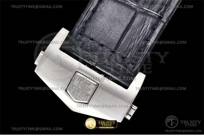 태그호이어 모나코 크로노그래프 그린옴브르다이얼 가죽스트랩 Tag Monaco Chronograph SS_LE Green Jap VK64A