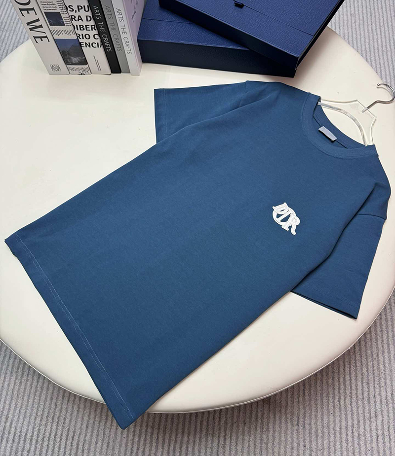 디올 Charm 코튼 반팔 티셔츠