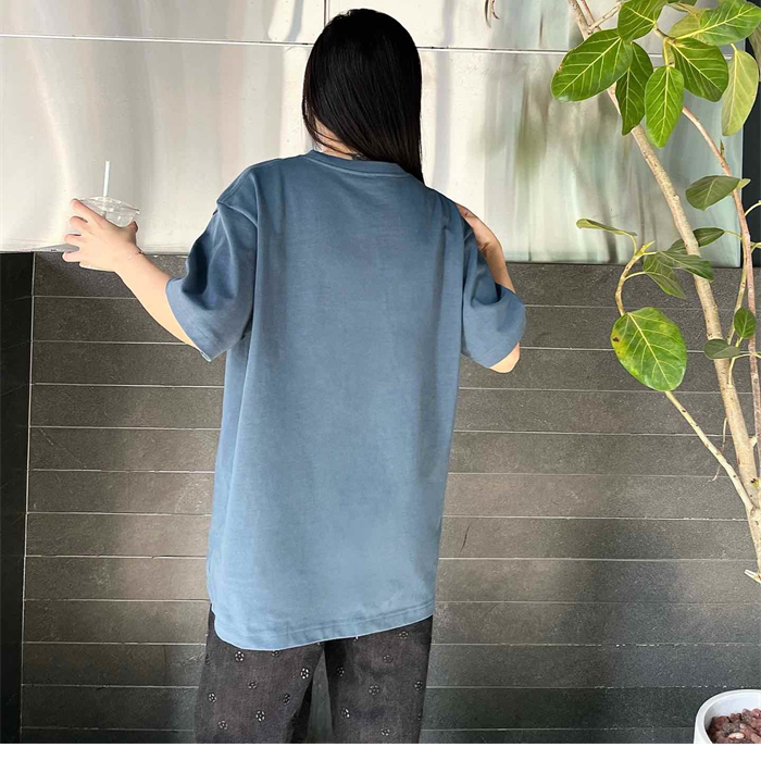 디올 Charm 코튼 반팔 티셔츠