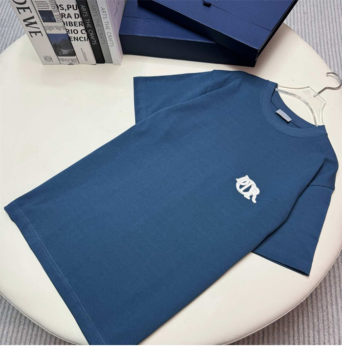 디올 Charm 코튼 반팔 티셔츠