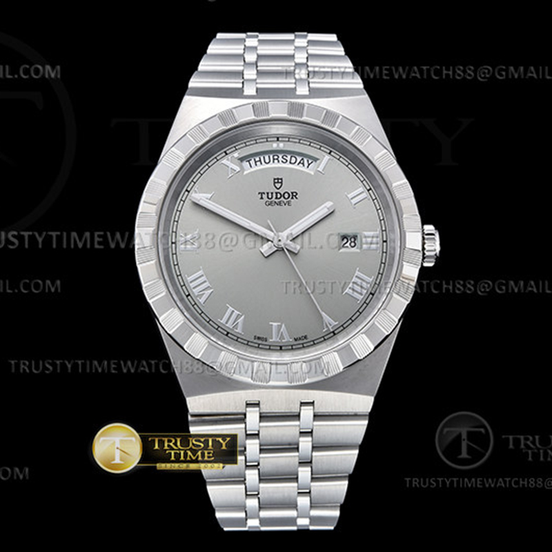 V7공장 튜더 로얄 28600 스틸 실버다이얼 로만인덱스 브레이슬릿 Tudor Royal 28600 41mm SS_SS Silv_Rmn V7F A2836