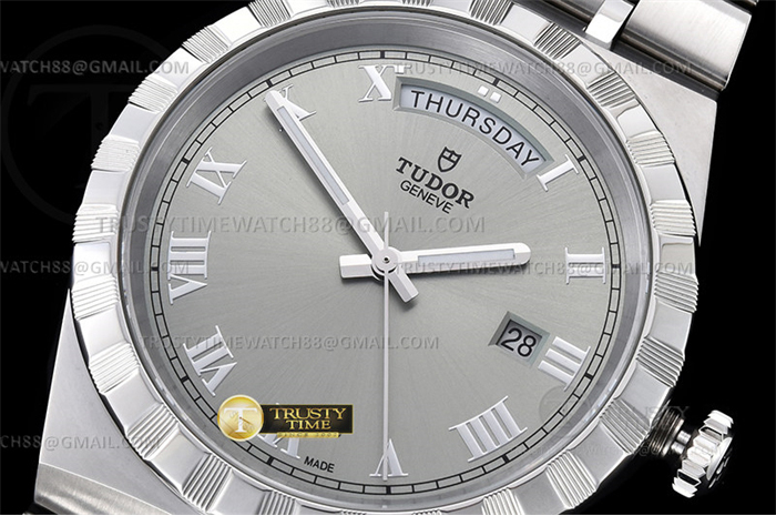 V7공장 튜더 로얄 28600 스틸 실버다이얼 로만인덱스 브레이슬릿 Tudor Royal 28600 41mm SS_SS Silv_Rmn V7F A2836