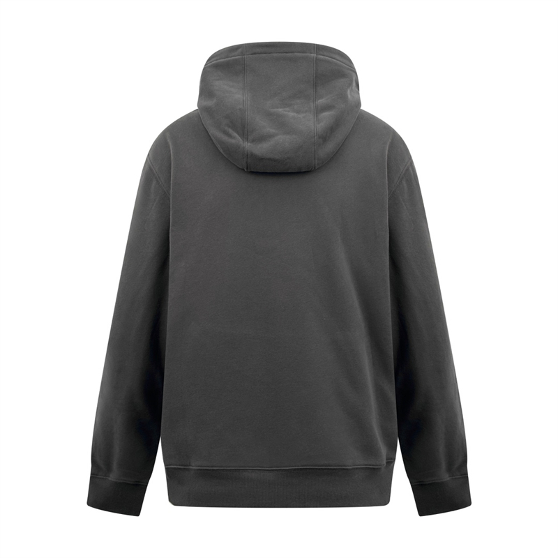 생로랑 토널 로고 자수 플리스 후드