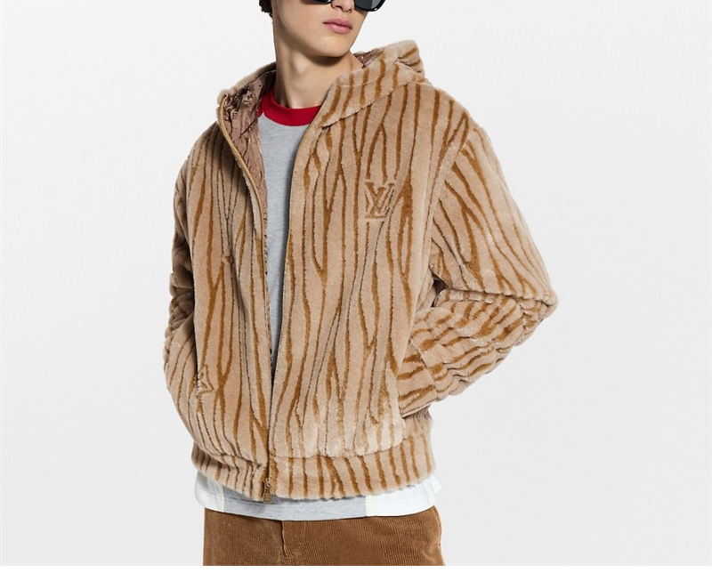 루이비통 에피 플리스 후디드 블루종