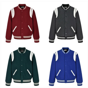 생로랑 울 테디 자켓