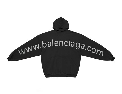 발렌시아가 BAL.COM 후드