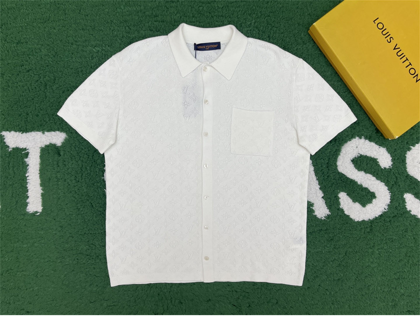 루이비통 모노그램 포인텔 코튼 숏슬리브 셔츠 2컬러