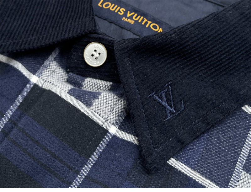 루이비통 다미에 플래드 플란넬 셔츠