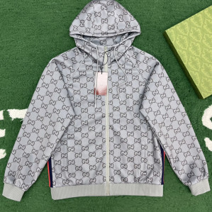 구찌 GG 웹스트라이프 후드 집업