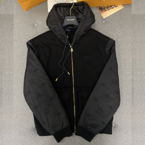 루이비통 모노그램 하이브리드 후드 집업 스웨트셔츠