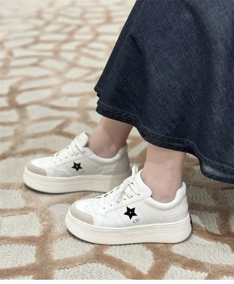 디올 스타 플랫폼 스니커즈 화이트