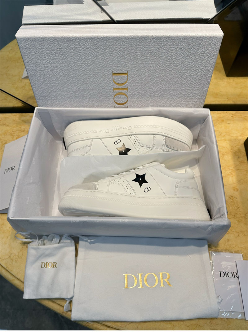 디올 스타 플랫폼 스니커즈 화이트