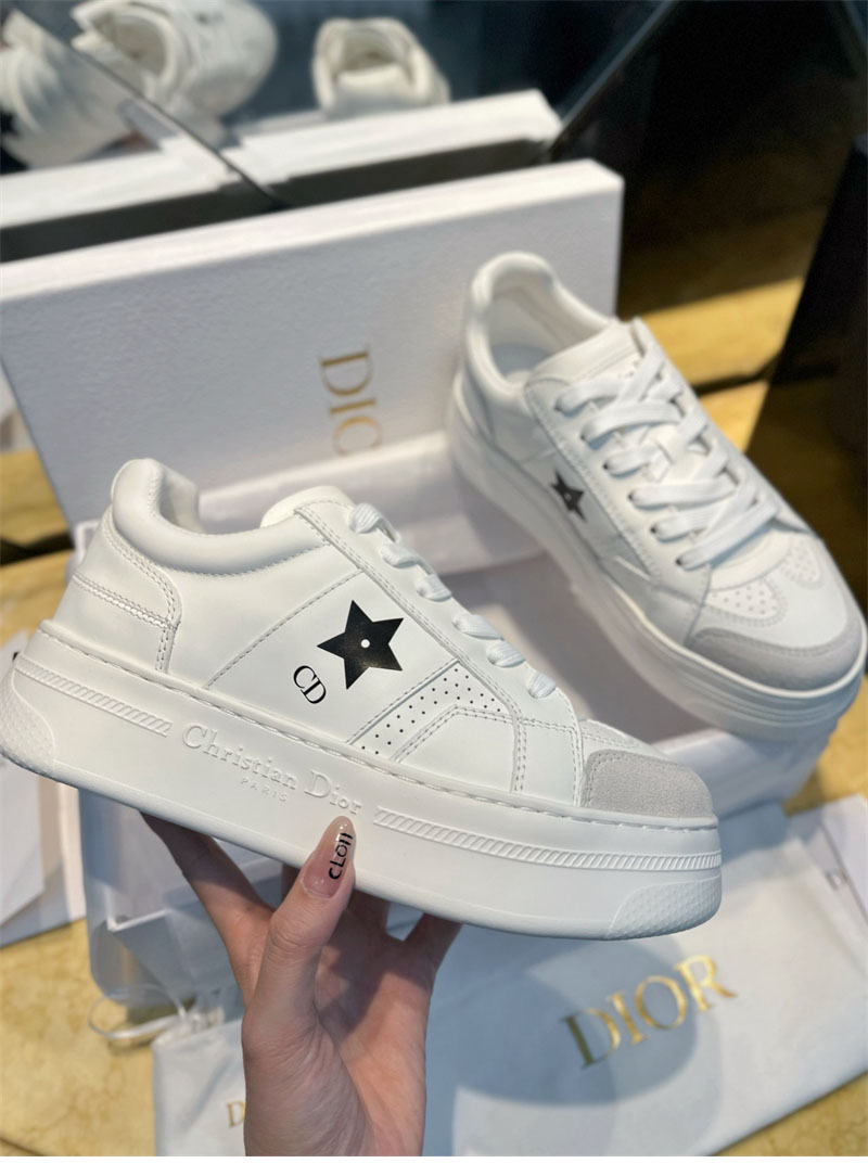 디올 스타 플랫폼 스니커즈 화이트