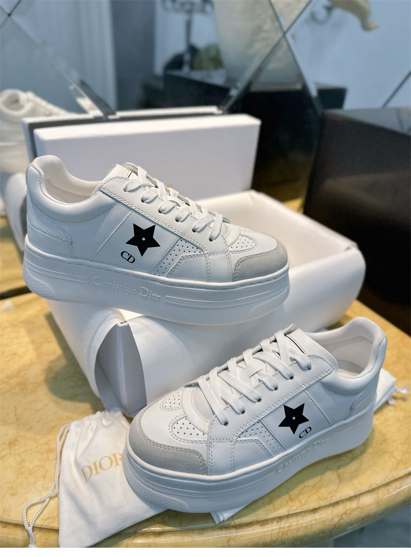 디올 스타 플랫폼 스니커즈 화이트