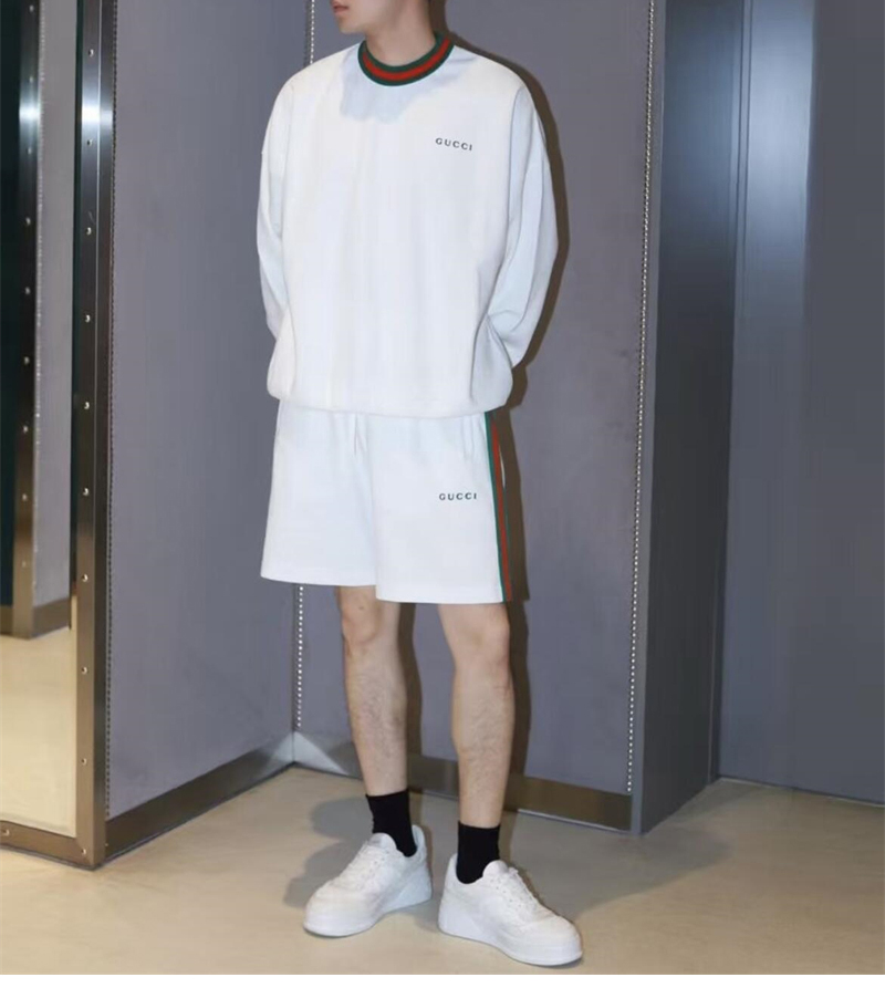 구찌 웹GG 코튼 숏 팬츠