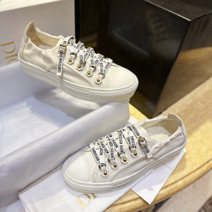 디올 워크앤디올 캔버스 스니커즈