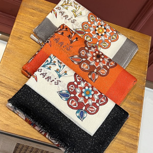 에르메스 캐시미어 숄 머플러