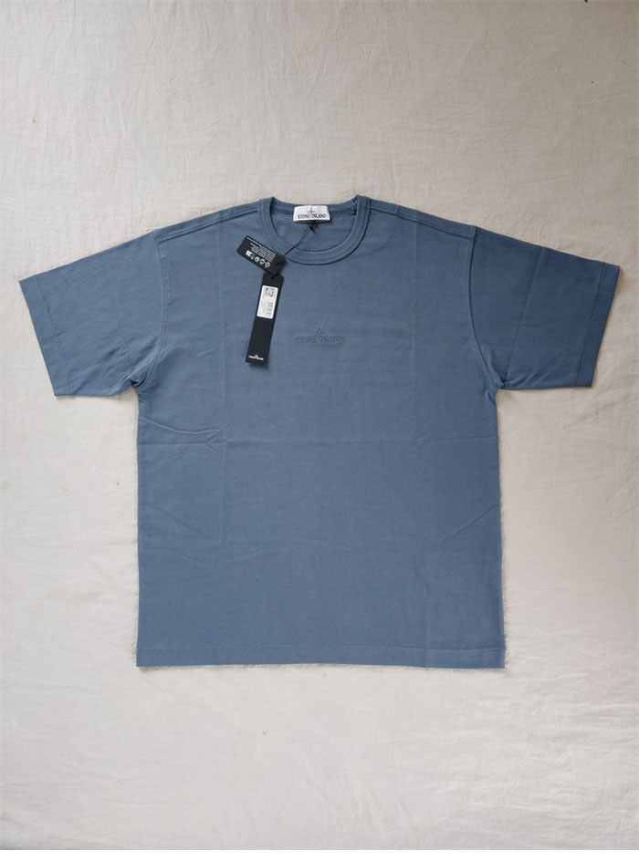 스톤아일랜드 23SS 20444 오버사이즈 핏 자수 티셔츠