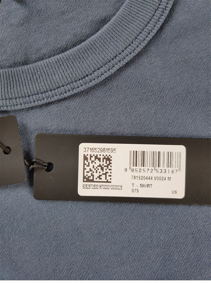 스톤아일랜드 23SS 20444 오버사이즈 핏 자수 티셔츠