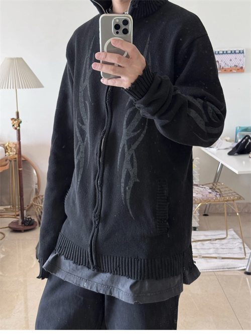 발렌시아가 Y2K 집업 가디건