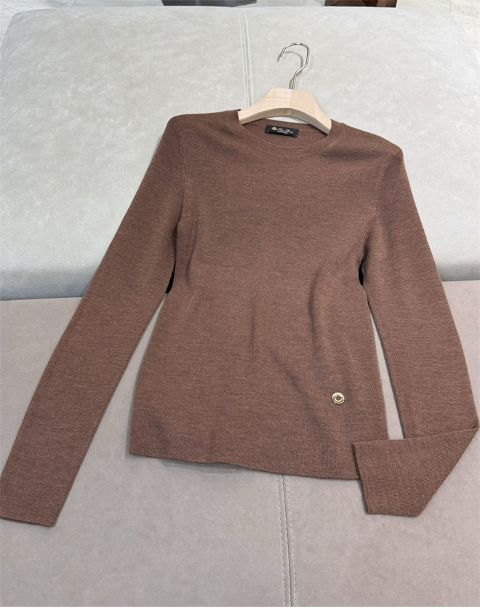 로로피아나 캐시미어 라운드 니트 5컬러