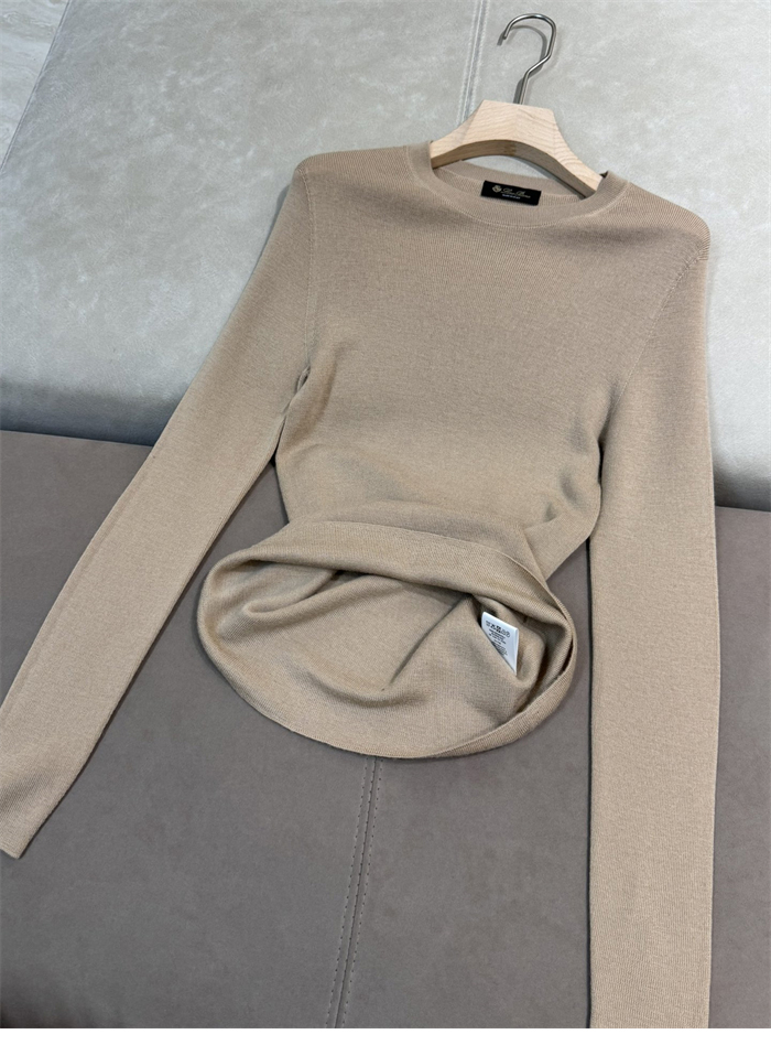 로로피아나 캐시미어 라운드 니트 5컬러