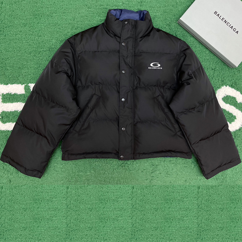 발렌시아가 리버시블 Loop 스포츠 아이콘 푸퍼 패딩 자켓