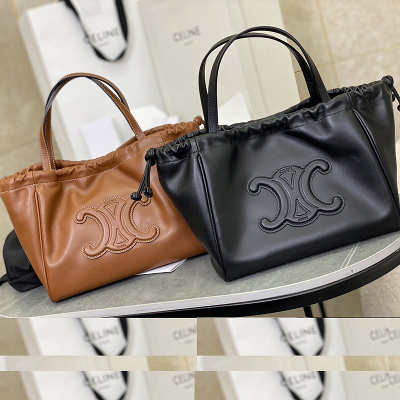 셀린느 퀴르 트리옹프 스몰 드로우스트링 카바스 백