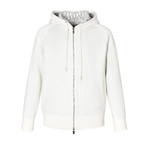 디올 오블리크 캐시미어 니트 후드 집업