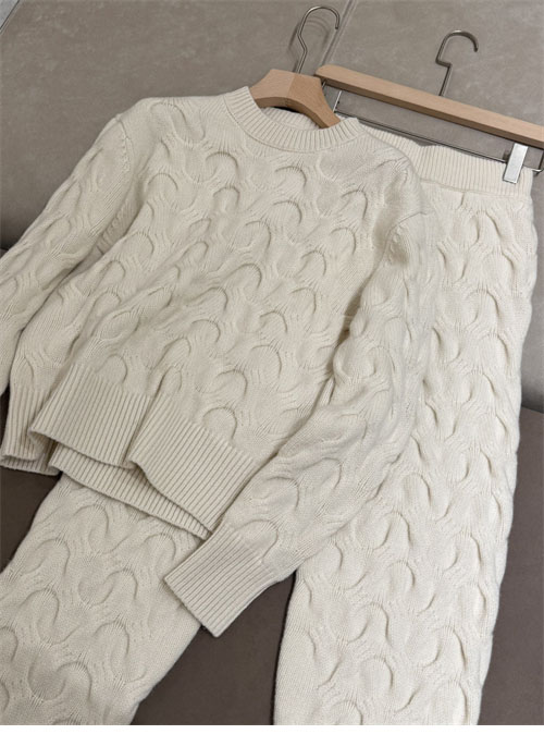 로로피아나 Cocooning 캐시미어 스웨트셔츠 / 스웨트팬츠 세트