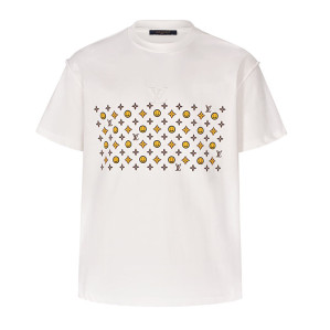 루이비통 x CPFM 스마일리 페이스 반팔 티셔츠